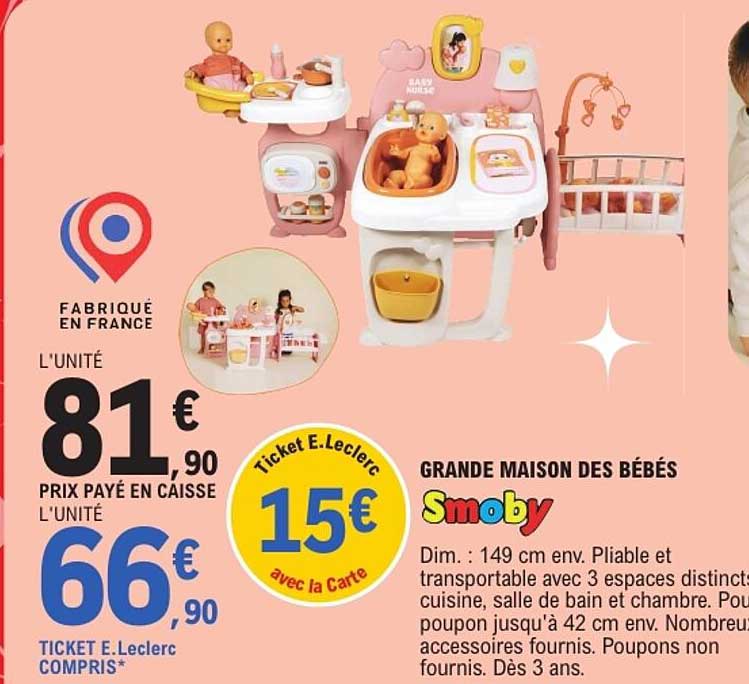 GRANDE MAISON DES BÉBÉS Smoby