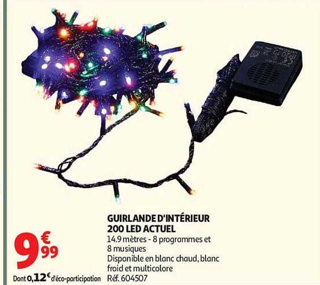 GUIRLANDE D'INTÉRIEUR 200 LED ACTUEL