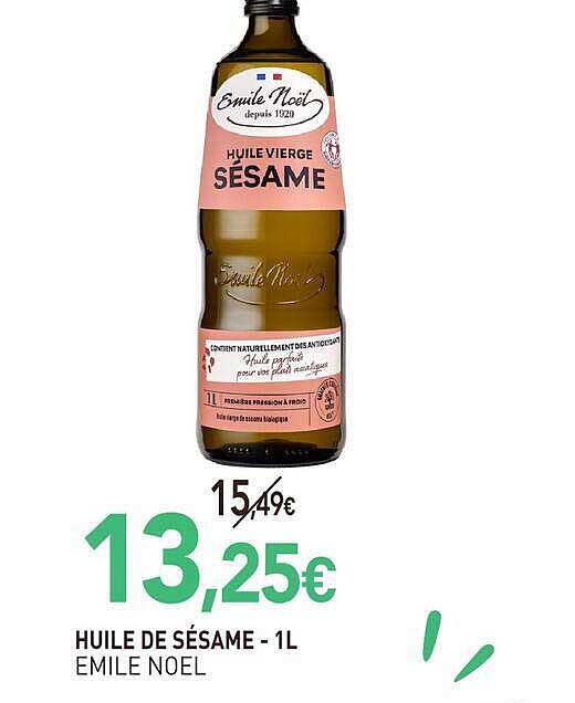 HUILE DE SÉSAME - 1L EMILE NOEL