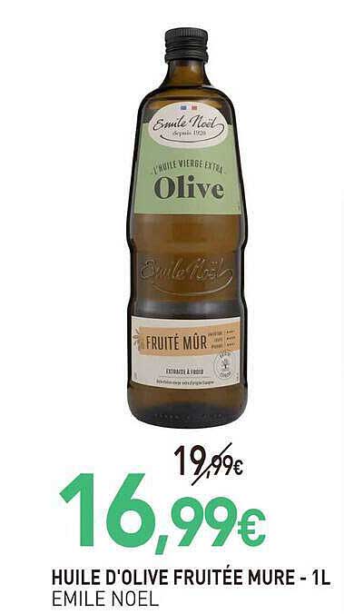 HUILE D'OLIVE FRUITÉE MURE - 1L EMILE NOEL