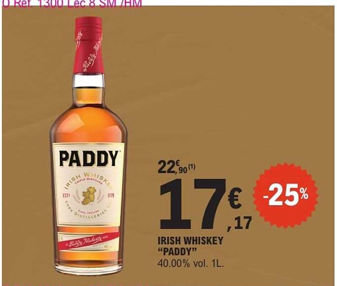 IRISH WHISKEY "PADDY"
