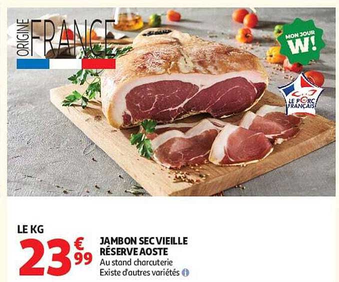 JAMBON SEC VIEILLE RÉSERVE AOSTE