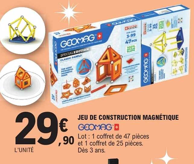 JEU DE CONSTRUCTION MAGNÉTIQUE