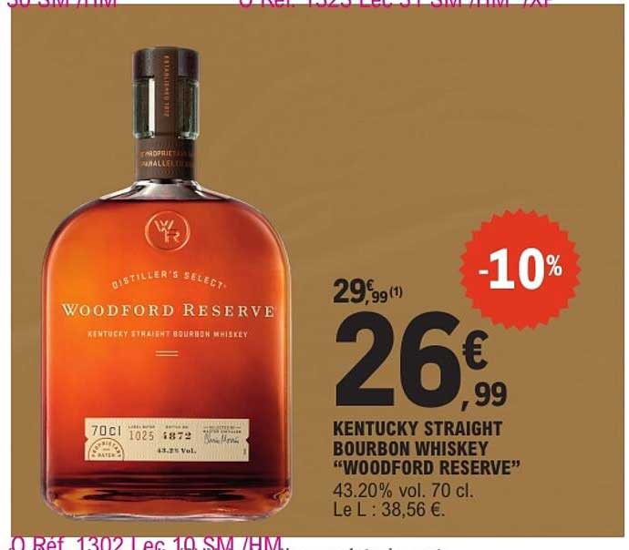 KENTUCKY STRAIGHT BOURBON WHISKEY "WOODFORD RESERVE"
