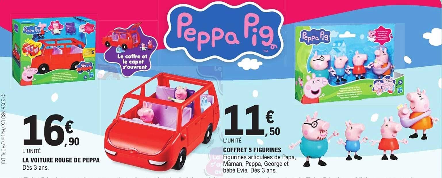 LA VOITURE ROUGE DE PEPPA