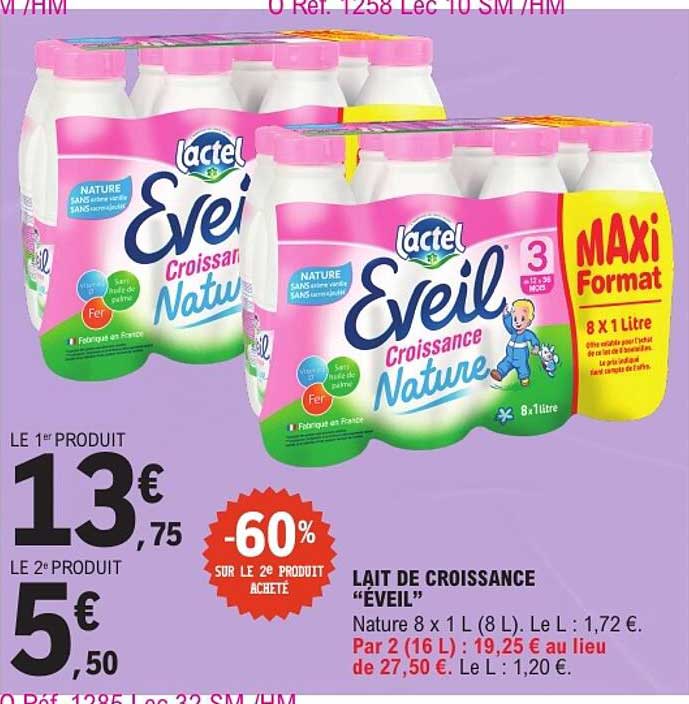 LAIT DE CROISSANCE “ÉVEIL”