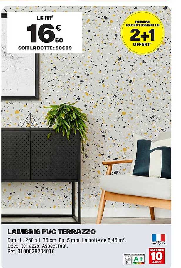 LAMBRIS PVC TERRAZZO