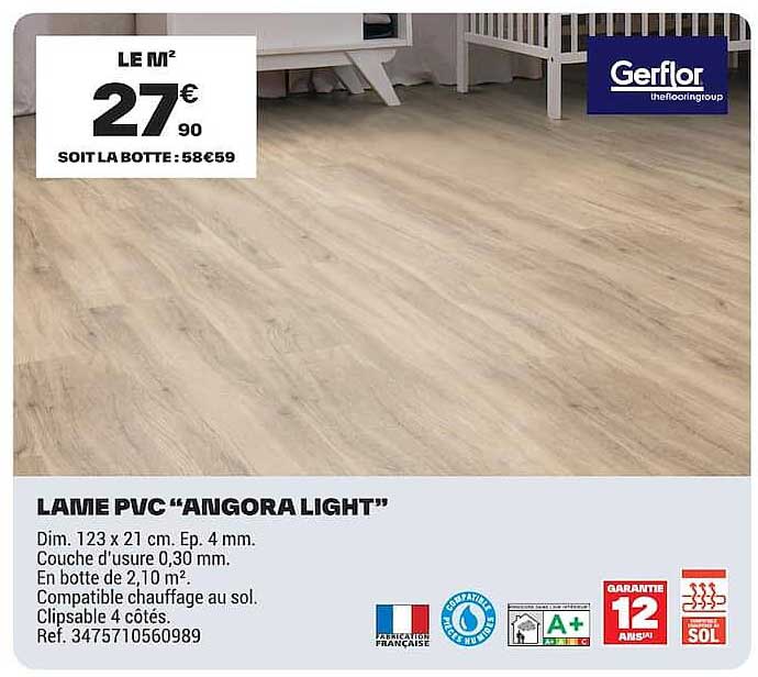 LAME PVC “ANGORA LIGHT”