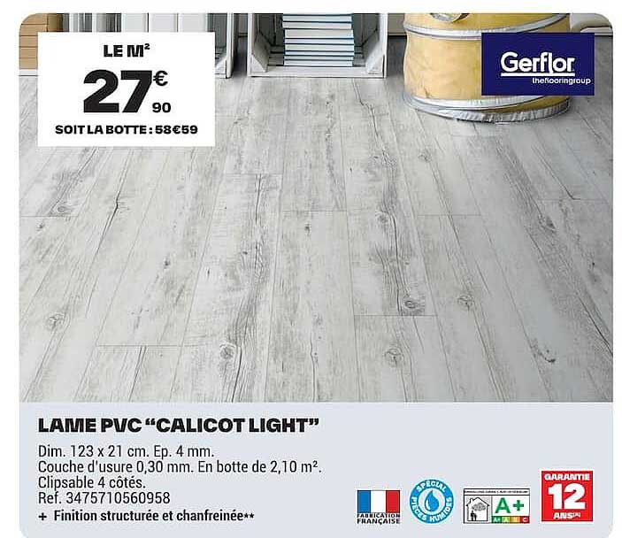 LAME PVC “CALICOT LIGHT”