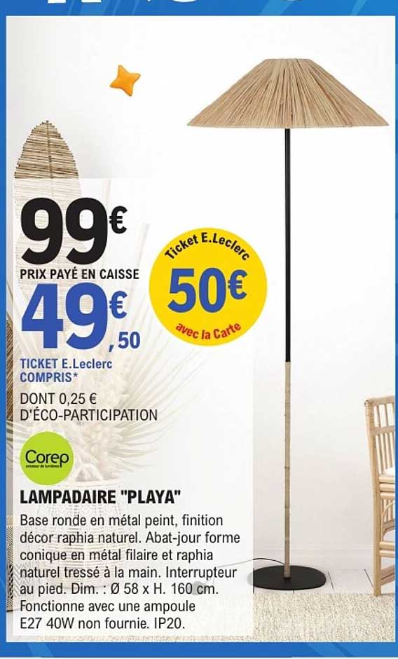 LAMPADAIRE "PLAYA"