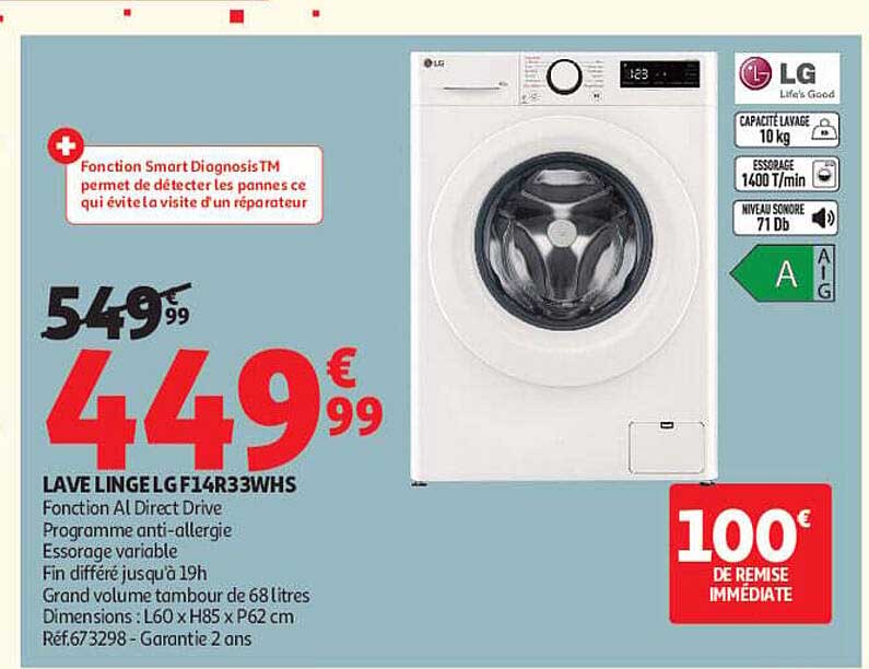 LAVE LINGE LG F14R33WH5