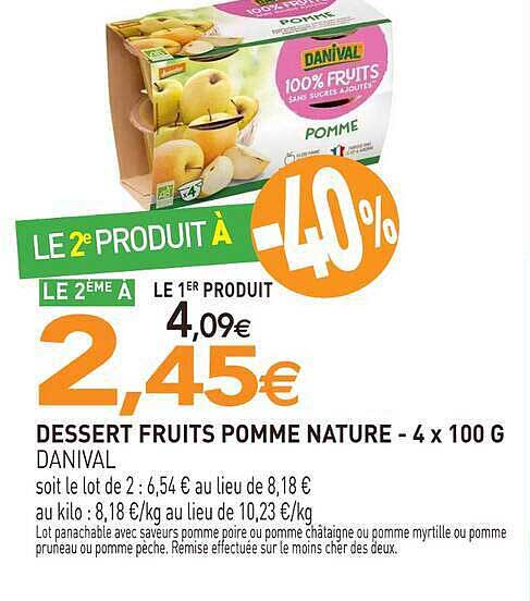 LE 2e PRODUIT À -40%