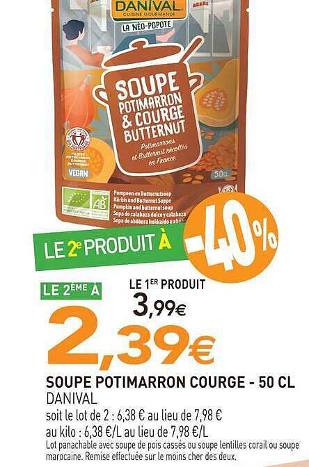 LE 2E PRODUIT À -40%