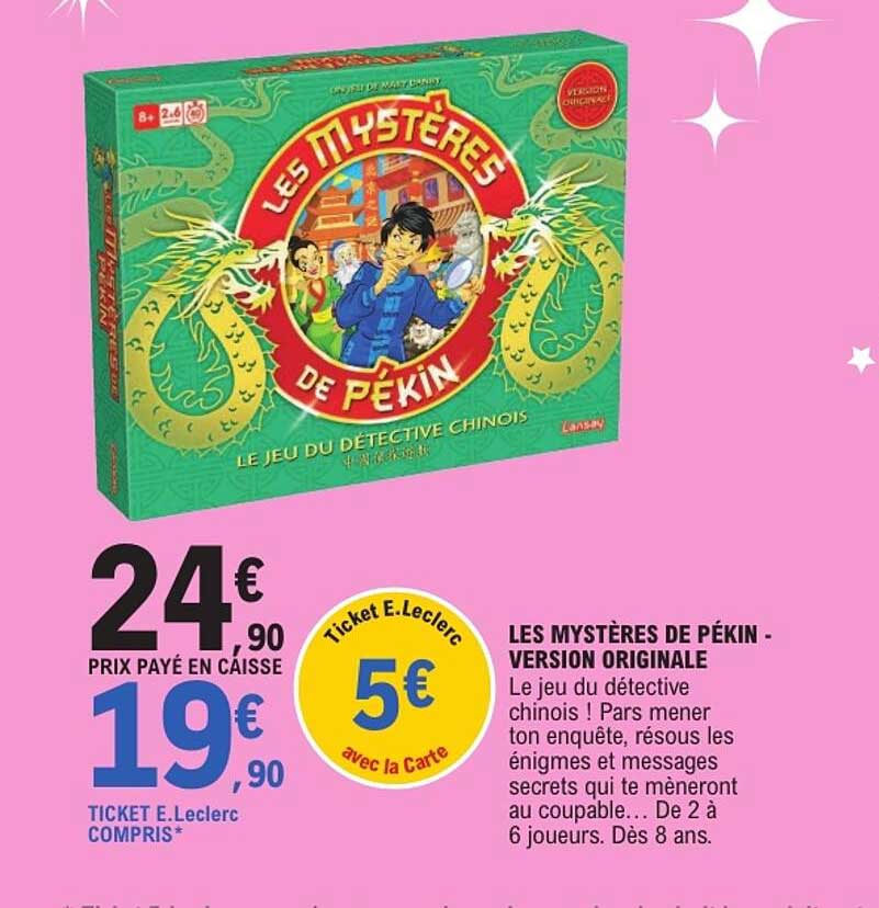 LES MYSTÈRES DE PÉKIN - VERSION ORIGINALE