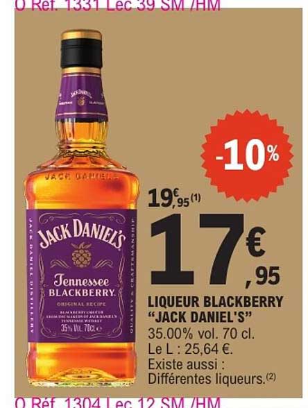 LIQUEUR BLACKBERRY “JACK DANIEL'S”