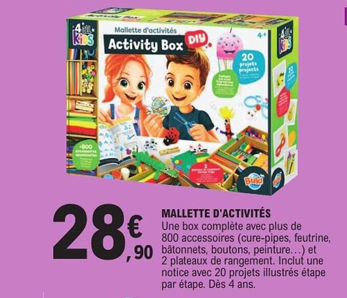 MALLETTE D’ACTIVITÉS