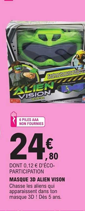 MASQUE 3D ALIEN VISON