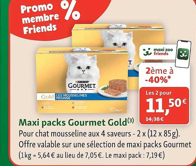 Maxi packs Gourmet Gold(3)