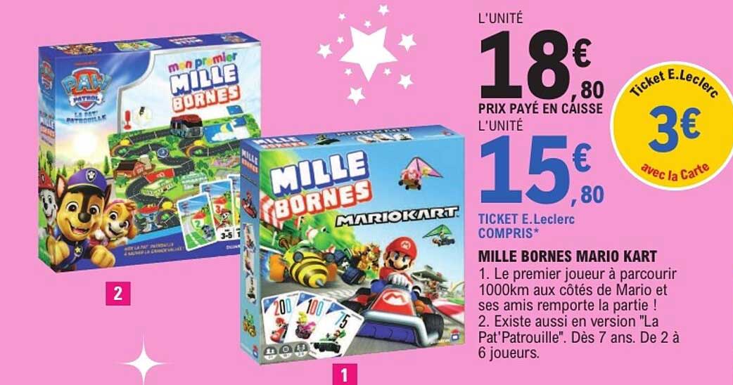 MILLE BORNES MARIO KART