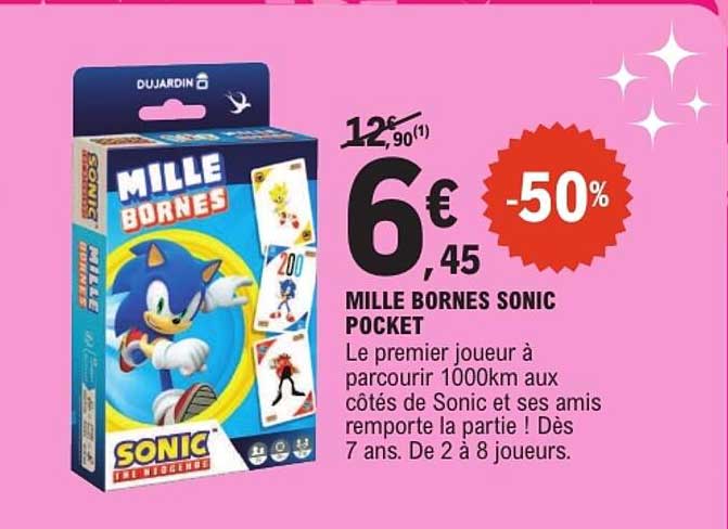 MILLE BORNES SONIC POCKET