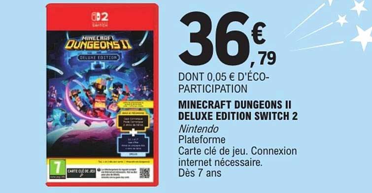 MINECRAFT DUNGEONS II DELUXE EDITION SWITCH 2