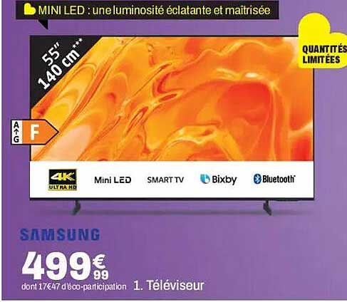MINI LED : une luminosité éclatante et maîtrisée