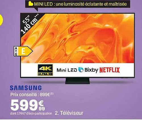 MINI LED : une luminosité éclatante et maîtrisée