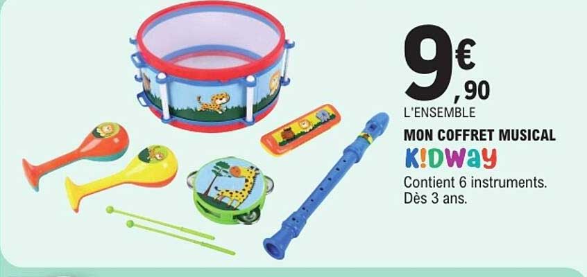MON COFFRET MUSICAL KIDWAY