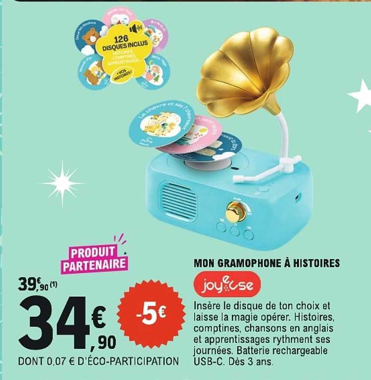 MON GRAMOPHONE À HISTOIRES