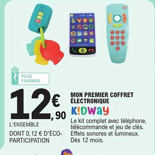 MON PREMIER COFFRET ÉLECTRONIQUE KIDWAY