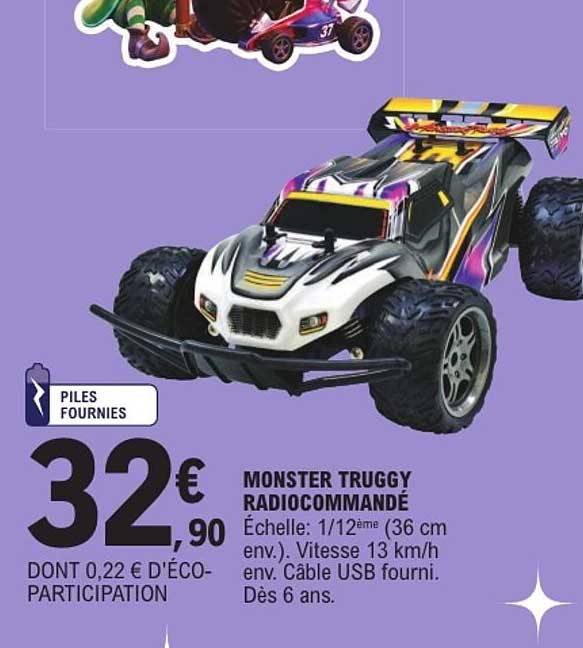 MONSTER TRUGGY RADIOCOMMANDÉ