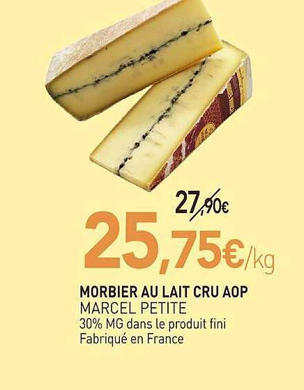 MORBIER AU LAIT CRU AOP MARCEL PETITE