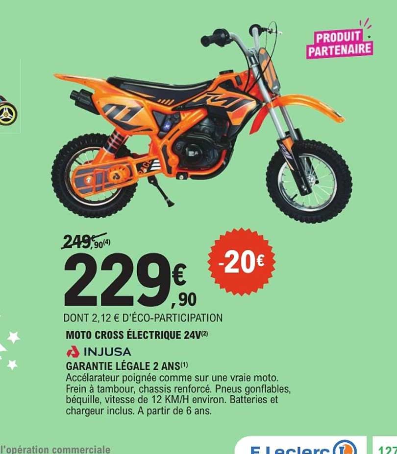 MOTO CROSS ÉLECTRIQUE 24V