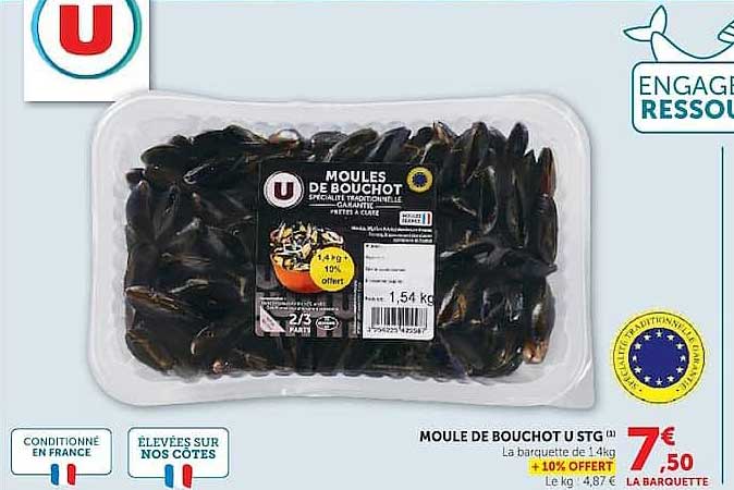 MOULE DE BOUCHOT U STG