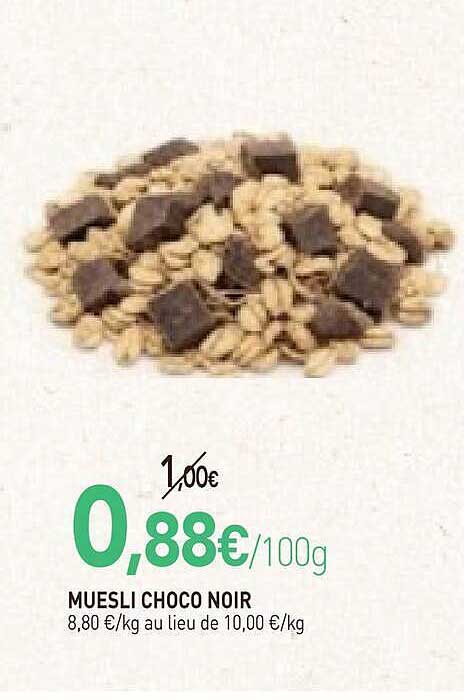 MUESLI CHOCO NOIR