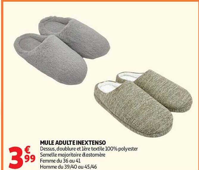 MULE ADULTE INEXTENSO