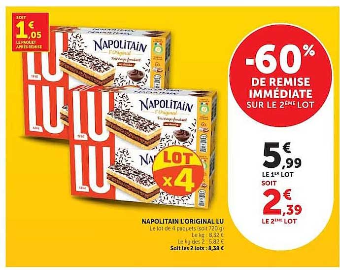 NAPOLITAIN L’ORIGINAL LU