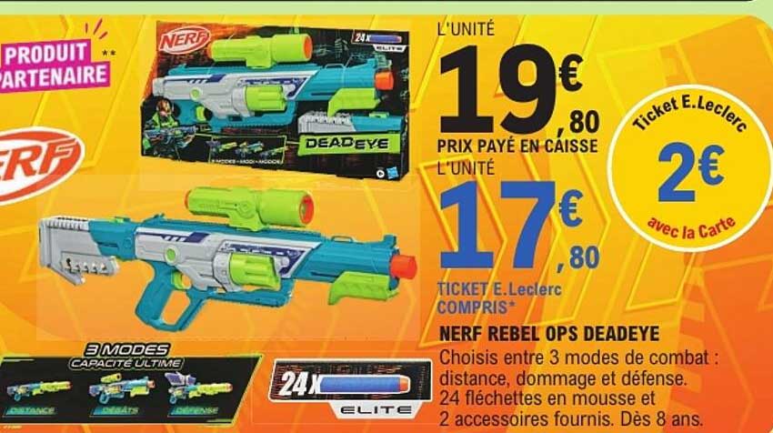 NERF REBEL OPS DEADEYE