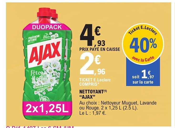 NETTOYANT(1) “AJAX”