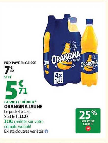 ORANGINA JAUNE