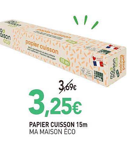 PAPIER CUISSON 15m MA MAISON ÉCO