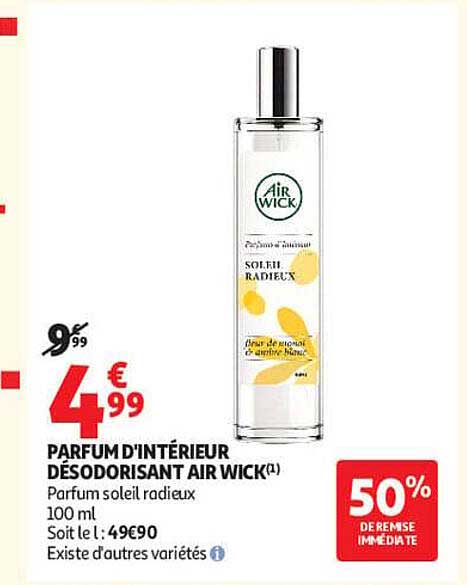 PARFUM D'INTÉRIEUR DÉSODORISANT AIR WICK