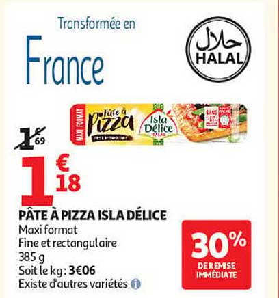 PÂTE À PIZZA ISLA DÉLICE