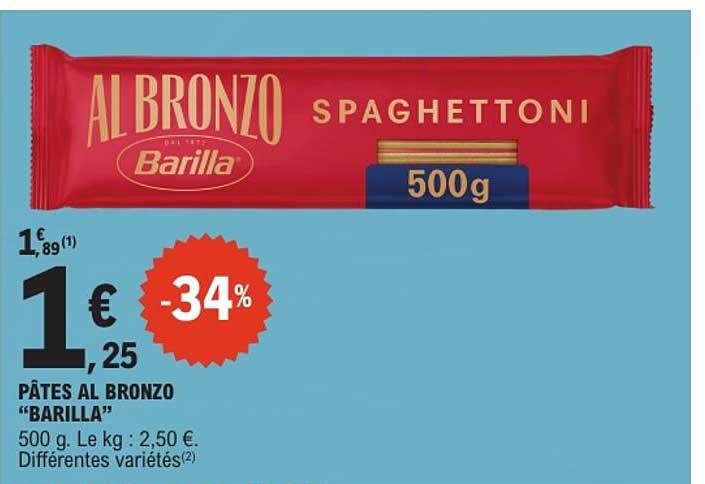 PÂTES AL BRONZO “BARILLA”