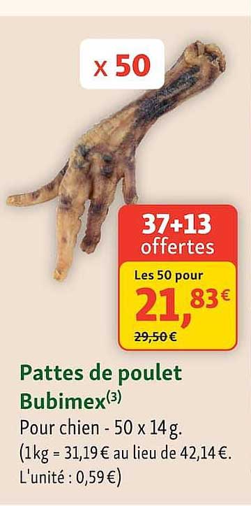 Pattes de poulet Bubimex