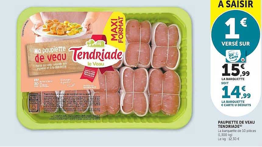 PAUPIETTE DE VEAU TENDRIADE