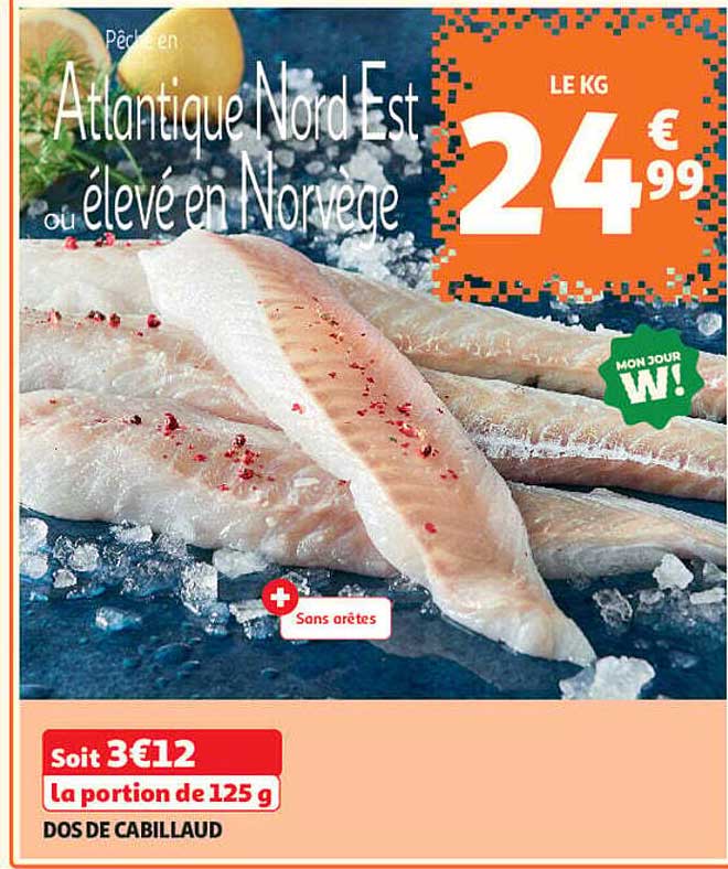 Pêché en Atlantique Nord Est ou élevé en Norvège