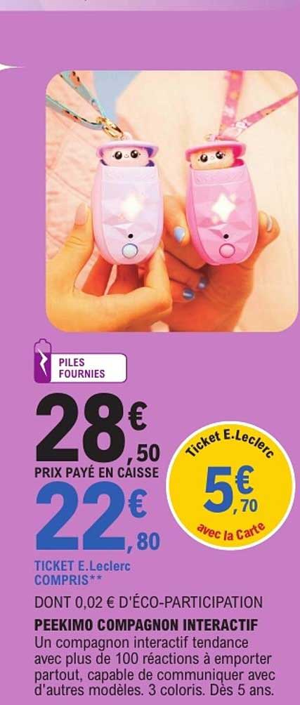 PEEKIMO COMPAGNON INTERACTIF