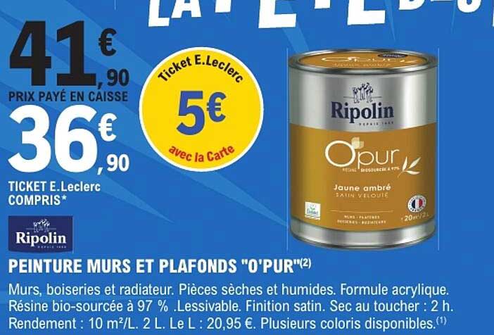 PEINTURE MURS ET PLAFONDS "O'PUR"