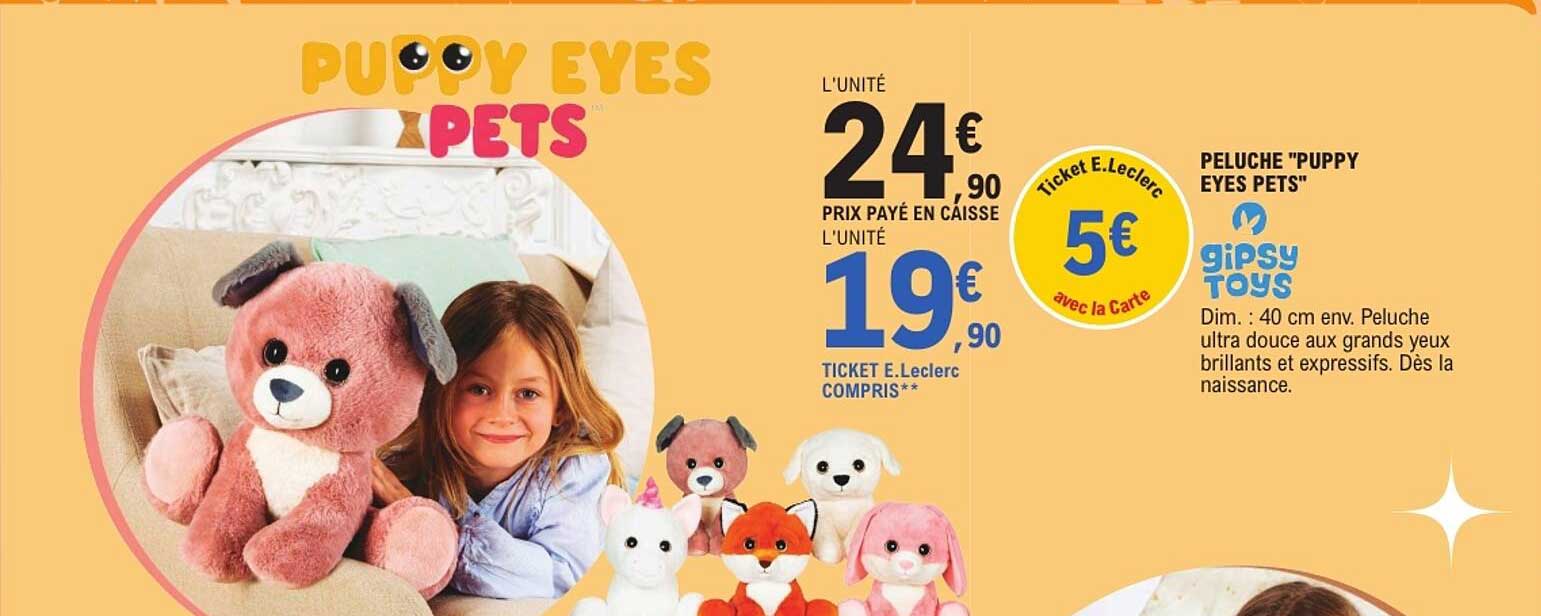 PELUCHE "PUPPY EYES PETS"